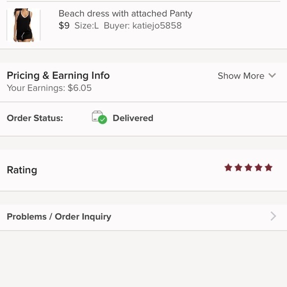 Beach dress with attached Panty - Picture 8 of 12